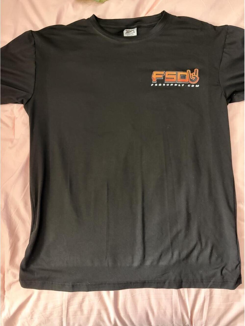Black FSD Supply T-shirt white truck - M -